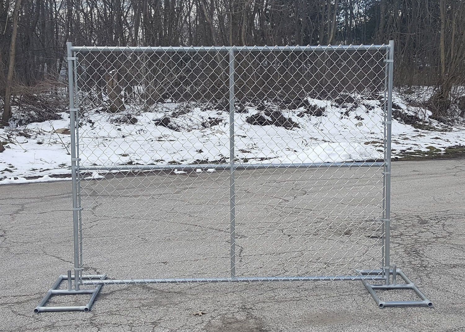 Anti Rust 1.83m High Construction Safety Fence Panels Portable