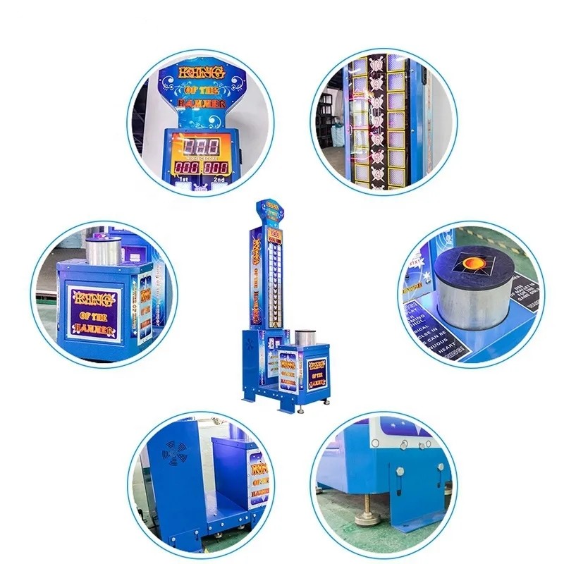 110V Amusement Arcade Machines King Of Hammer For 80KG Players