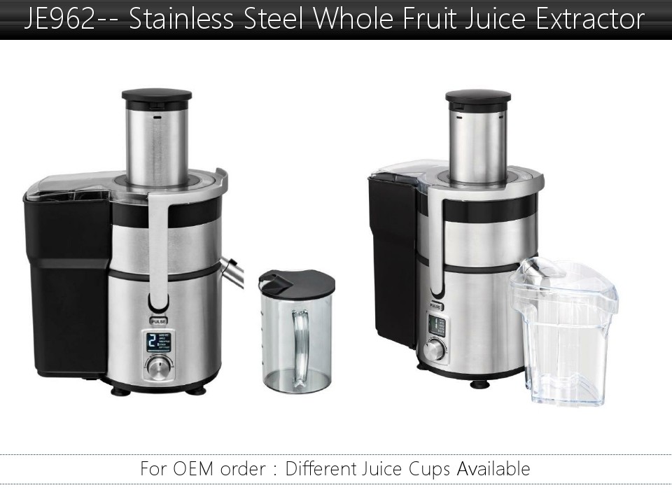 JE962 Stainless Steel High Power LCD Screen Juice Extractor