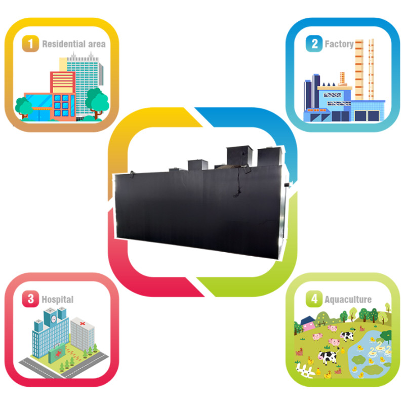 Customizable Automatic Sewage Treatment Plant Above Ground Installation Weight Kg Customizable Operation Mode Automatic