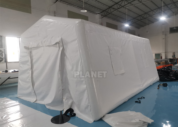 0.6mm PVC Air Sealed Inflatable Hospital Tent For Quick Rescue