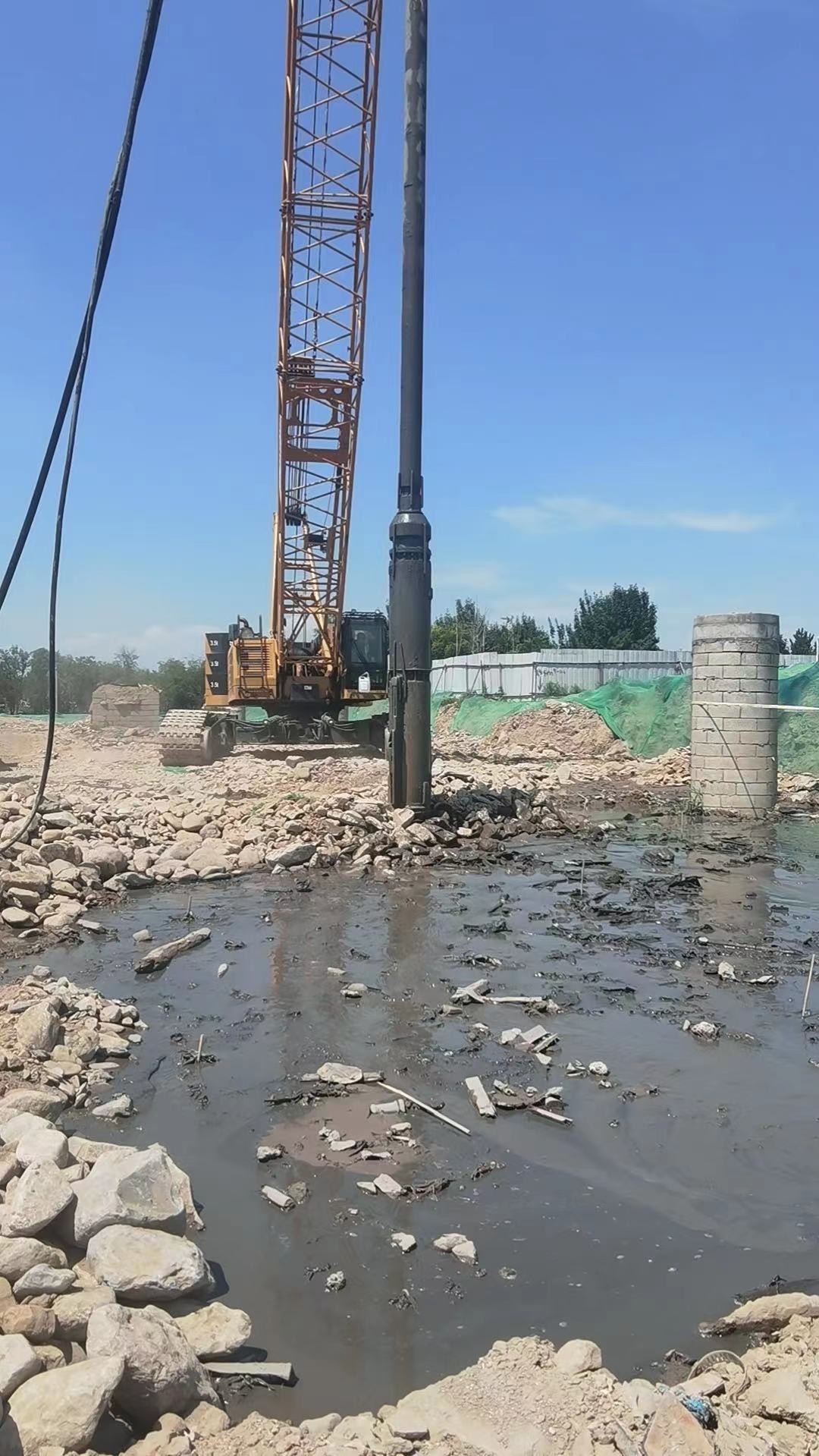 Achieve High Compaction Efficiency Vibroflotation Compaction Equipment 70m
