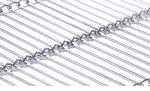 Food grade 304 stainless steel flat flex wire mesh conveyor belt for bread