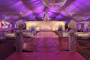 China 30m Width 1000 Guests Capacity Outdoor Event Tent White Lining Curtain For Conference or Wedding Event wholesale
