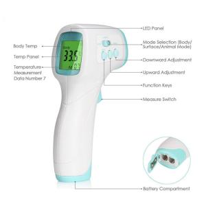 China ROHS ABS Forehead One Sec Digital LCD Fever Thermometer wholesale