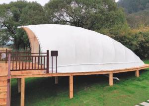China hot-dip galvanized steel Water Resistant Membrane Fabric Glamping Cocoon Autonomous Tent wholesale