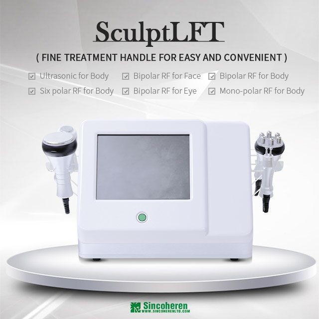 Body Shaping RF Cavitation Slimming Machine Air Cooling For Weight Loss