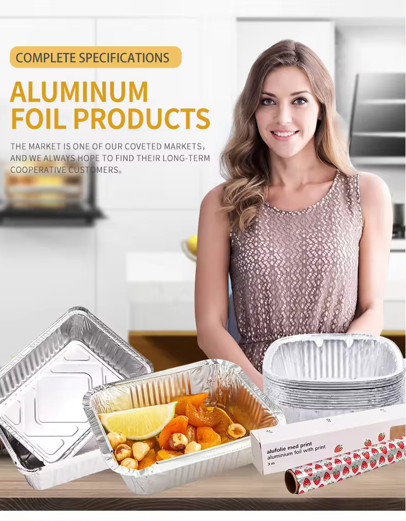 6.8 Oz Rectangular Mini Cup Disposable Aluminum Foil Cake Loaf Pan