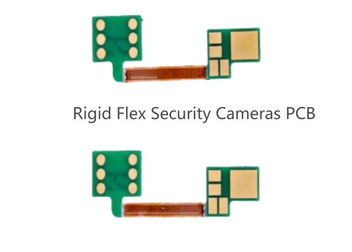 Polyimide FR4 Rigid Flex PCB SMT Fabrication For Smart Locks Security Cameras