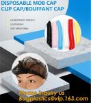 Disposable MON CAP, CLIP CAP,BOUFFANT CAP,medical disposable surgical head caps