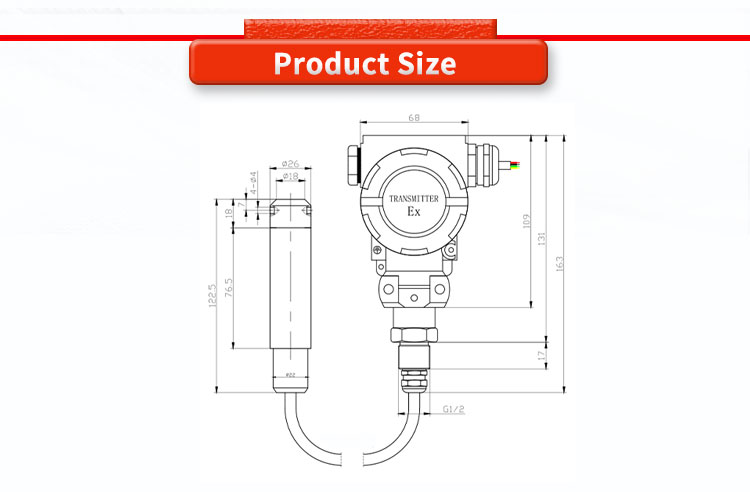 Customized Explosion-proof Liquid Level Sensor for Industrial Liquid Level Measurement