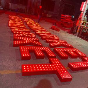 China Shopping Center Giant Light Up Letter Signs 10cm Thickness wholesale