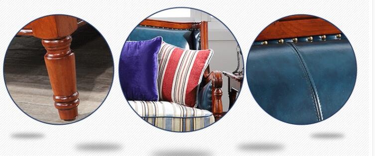 Latest European American Design Furniture Living Room Sets Leather Sofa Set Designs