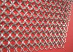 Custom Pan Stainless Steel Chainmail Scrubber 10mm Outside Diameter , Eco