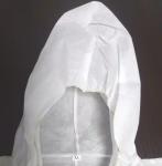 White Anti-bacterial Protective Safety 25GSM Disposable Body Suit