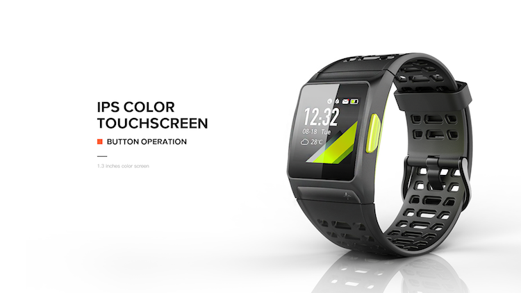Multiple Sports Modes HRV Analysis ECG Sensor Smartwatch