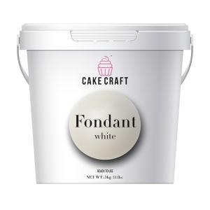 China HALAL Gluten Free White Fondant Icing / White Roll Out Icing 5kg 11 Lbs Large Bucket Pack wholesale