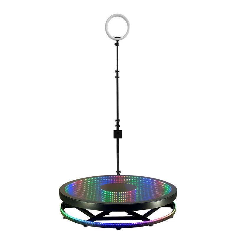Auto Slow Motion 360 Photo Booth Machine With 12inch Ring Light