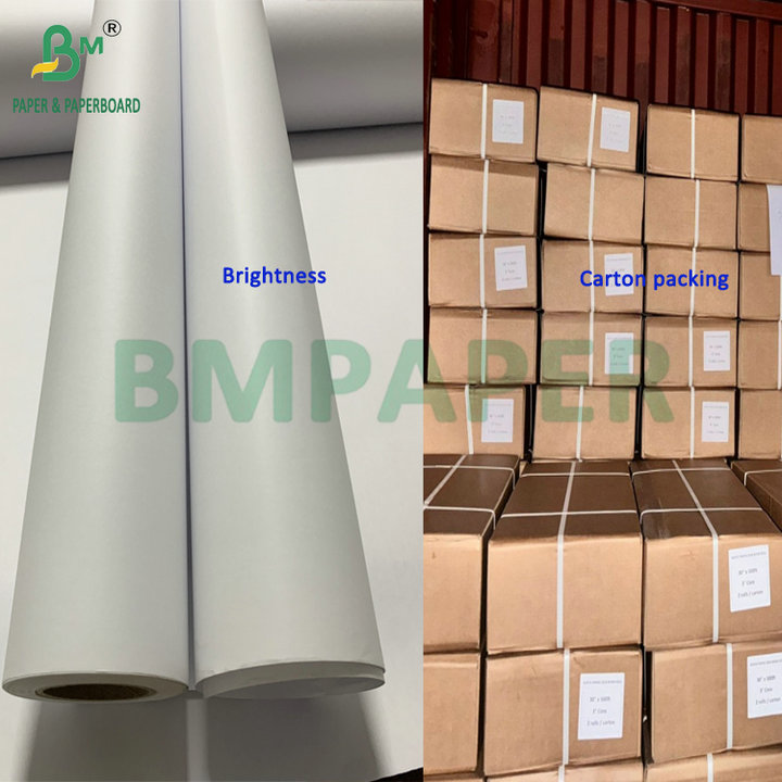 32lb 35lb Brightness Wide Format CAD Bond Roll 24'' 36'' x 100' 