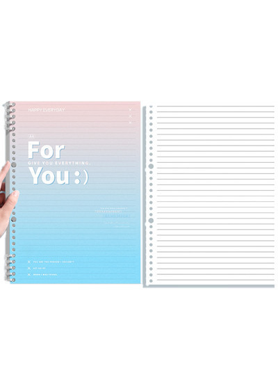 Elegant Notebook Hardcover Book Printing with Customized Page Count