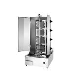 Countertop Grill Shawarma Kebab Machine Gas 4 Burner With Hood