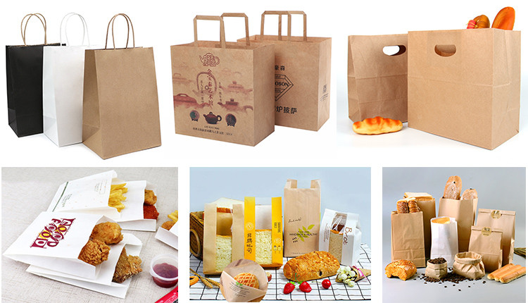 High Durability 60-140g/M2 Kraft Courier Bag Machine Automatic