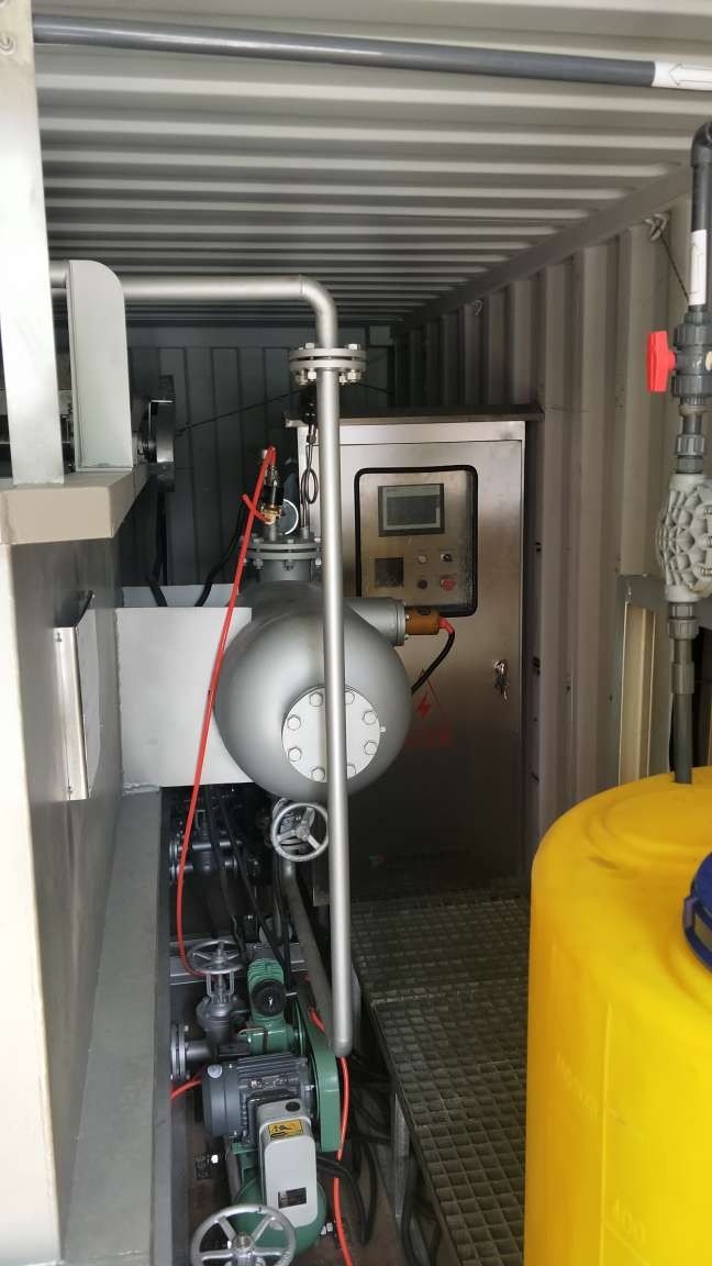 DAF Dissolved Air Flotation for Recycling Water and Waste Water Treatment 12000 kg Weight