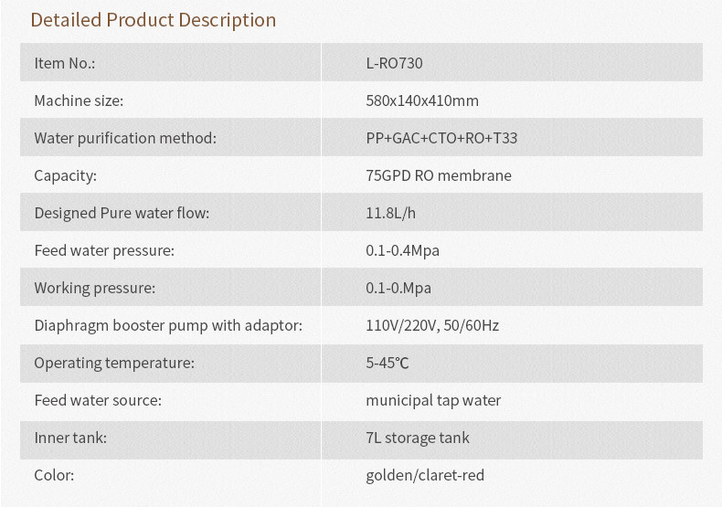 Hot & Warm Water Purifier Machine With Reverse Osmosis Water Filter System