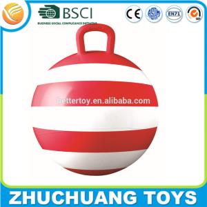 China stripe colorful painting hopper balls for kids wholesale