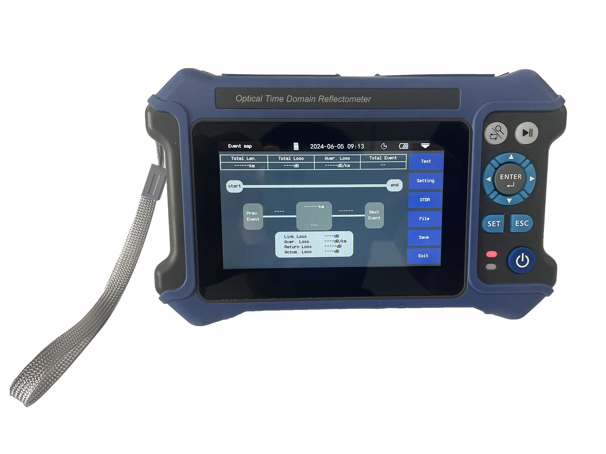 127mm Anti Corrosion Fiber Optic Tester For Overhead Cable Installations
