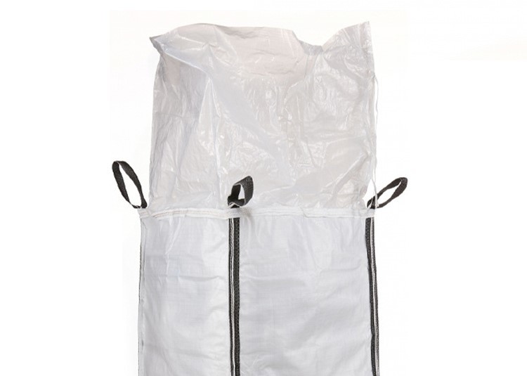 Full Open Top 1 Ton Bulk Bag , Fully Belted Flat Bottom Super Sacks Bags