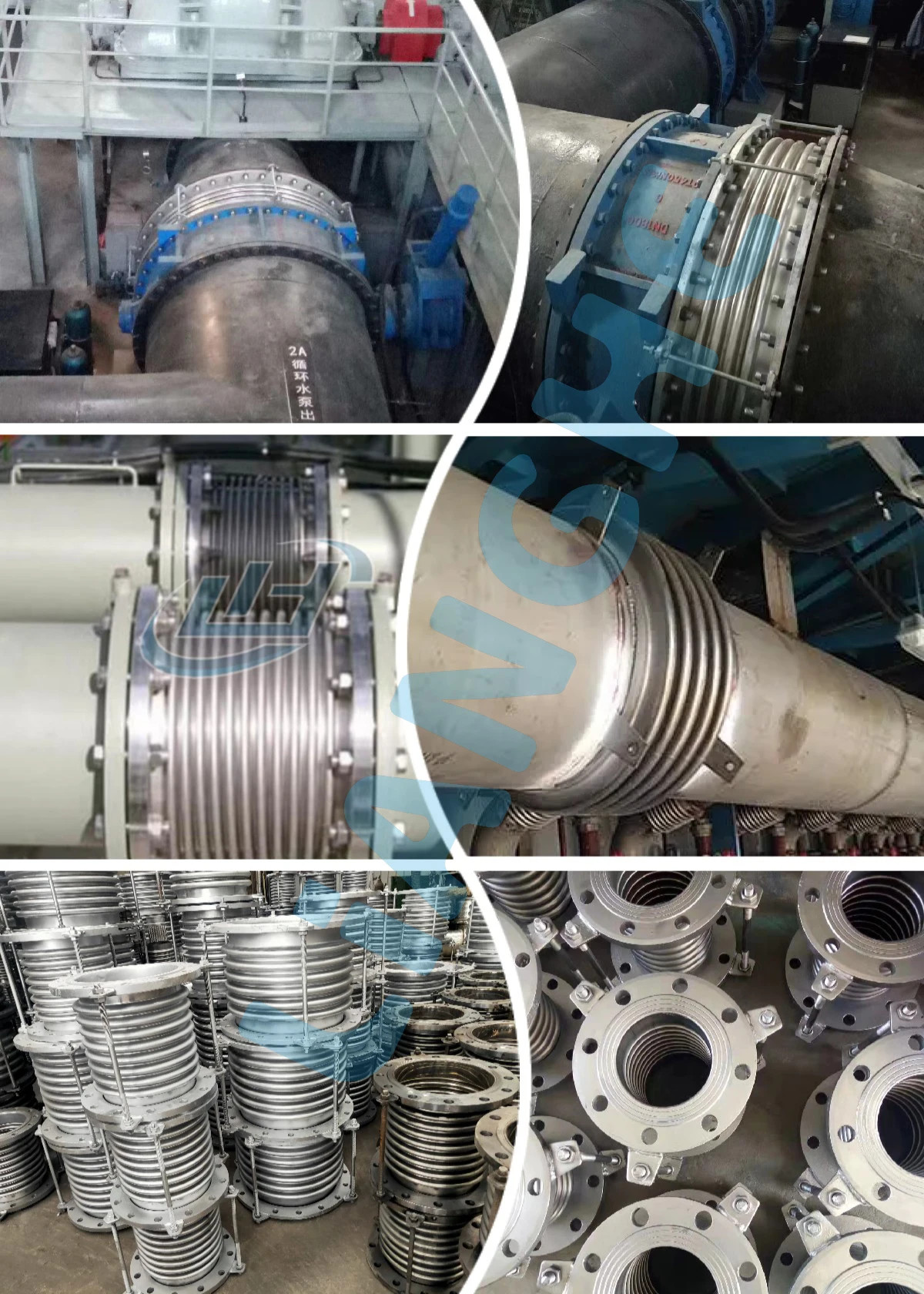 Straight Pipe Pressure Balance Welded Bellows Compensator Carbon Steel Bellows Expansion Joint