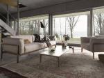 European Modern Simple Style 2018 Latest Living Room Furniture Fabric or Leather