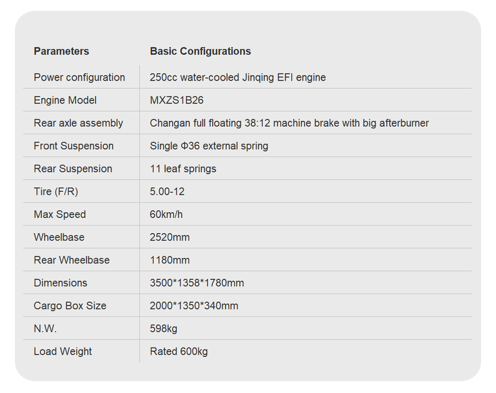 Affordable Gasoline Three Wheel Van Cargo Motorcycle Tricycle Bike Grade Ability ≥25°