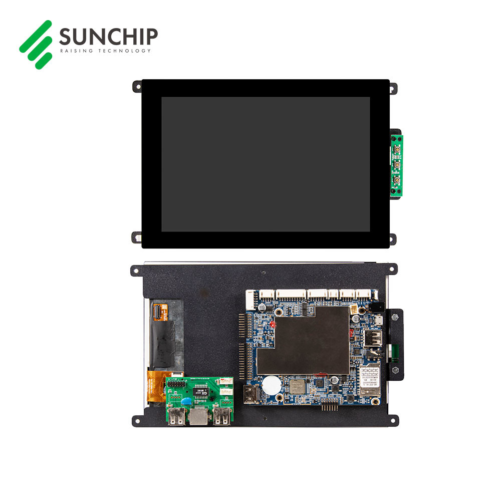 Open Frame LCD Advertising Digital Signage 10.1'' Indoor 4G Supported Metal Case