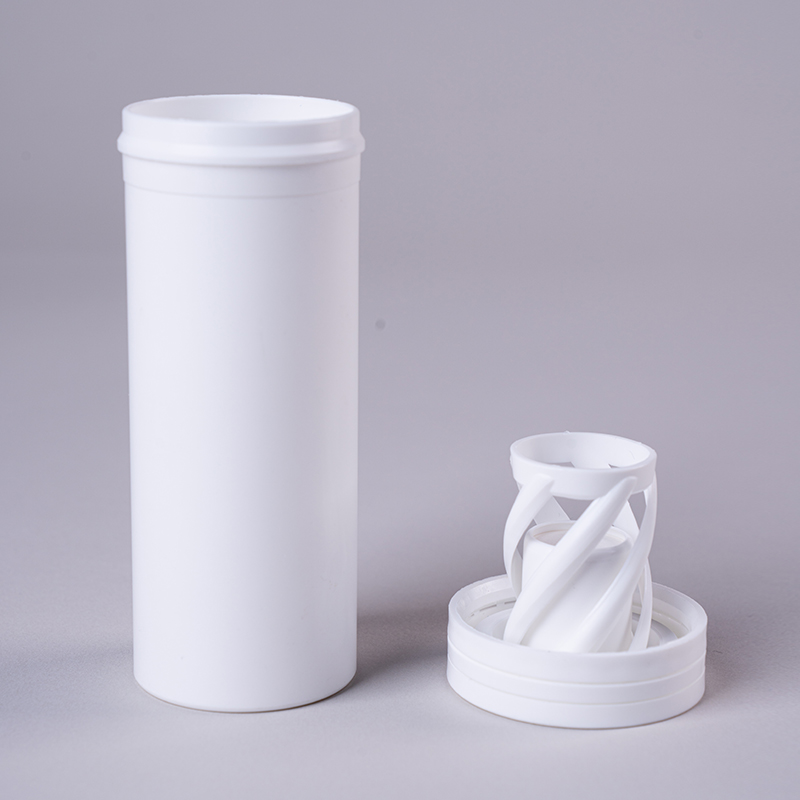 Personal Care Effervescent Tablets Packaging Tubes with Desiccant Cap and Custom Logo