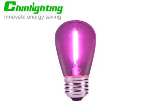 China Blue Green Red Purple Filament Clear Glass Bulb LED Lights wholesale
