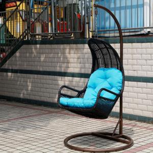 China Outdoor Swing Hanging Chair Metal Rattan Mail Packing N for Backyard Swing and Outdoor wholesale