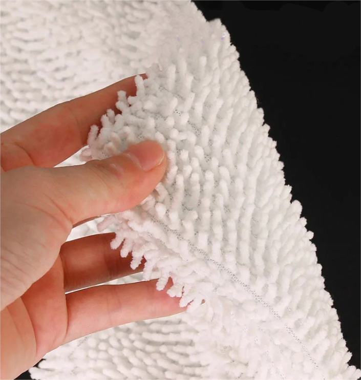 Washable Microfiber Cleaning Mop Heads Steam Mop Pads 35x20cm