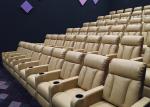 Modern Movie Theater Seats Public Cinema Chairs Soft Cushioned Upholstery