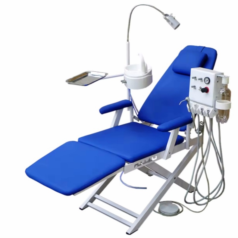 Plan B For Dentist Portable Folding Dental Chair Light Weight Portable Dental Chair With Dental Turbine