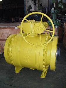 China Side Entry Anti Static Trunnion Ball Valve with Blowout Proof wholesale