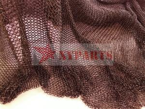 China Multi Style Color Space Divider Metal Ring Mesh For Interior Decoration wholesale