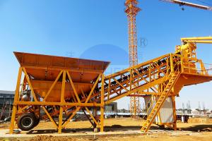 China Movable Engineering 750L YHZS35 Cement Concrete Batching Plant wholesale