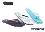 Custom Print Ladies Rubber Slipper Soft Waterproof Rubber EVA Women