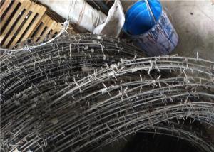 China Barbed Tape Concertina Gaucho Barbed Wire Prison High Security Spiral Barbed Wire Fence wholesale
