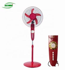 China 3 Speed Plastic Solar Stand Fan , Dc 12v Quiet Outdoor Standing Fans wholesale
