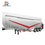 Cylindrical 4 Axle Flour 40ft 45m3 Dry Bulk Tanker Trailer