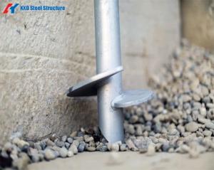 China Steel Helical Ground Anchors Hot DIP Galvanizing With An Average Of 80 Mic wholesale