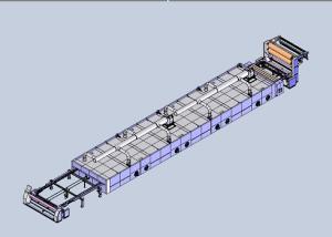 China Plaiting / Batching Exit Stenter Machine Textile With Finishing Padder wholesale